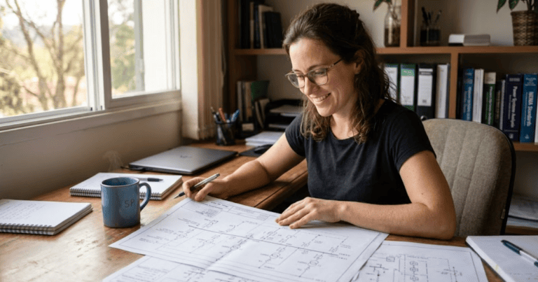 Engineer analysing a feeder one-line diagram for voltage sag study